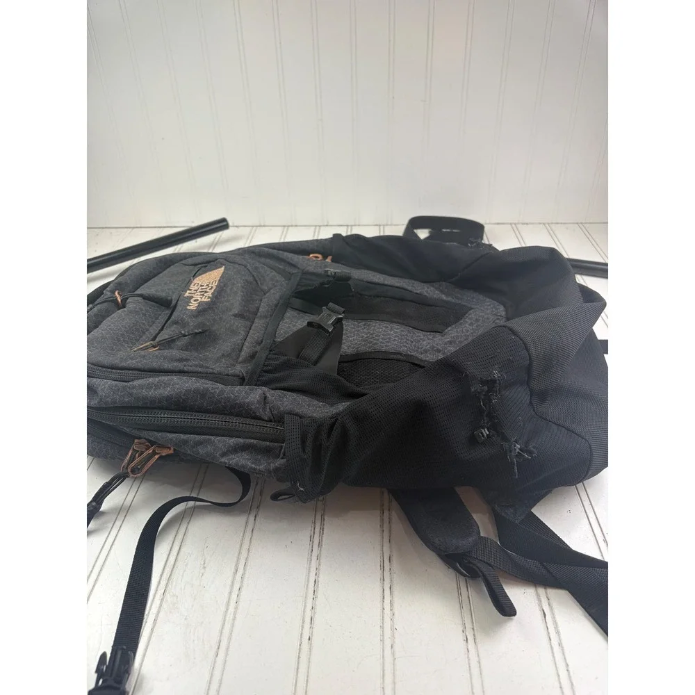 The North Face Recon Grey Laptop Luxe Backpack Unisex